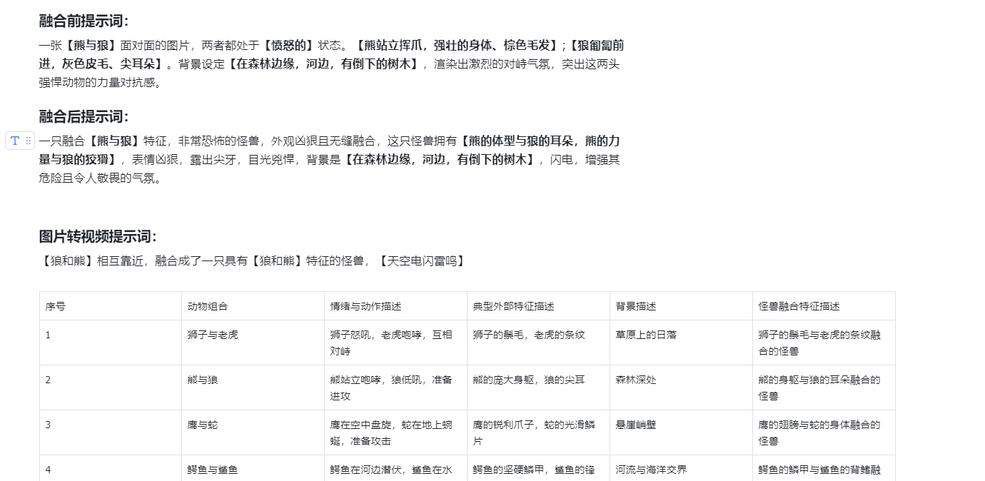 最近很火的AI动物融合视频拆解，详细制作教程-满知网